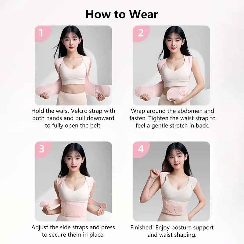 AlignPro Posture Corrector — Adjustable Back Support Brace