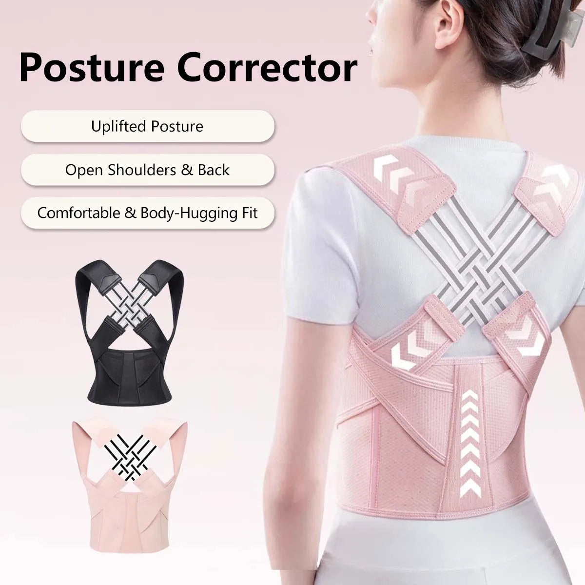 AlignPro Posture Corrector — Adjustable Back Support Brace