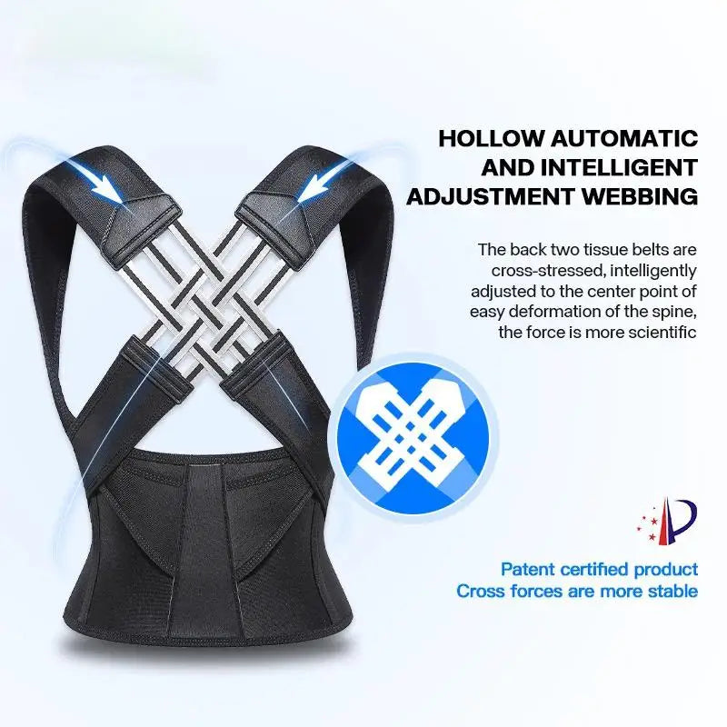 AlignPro Posture Corrector — Adjustable Back Support Brace
